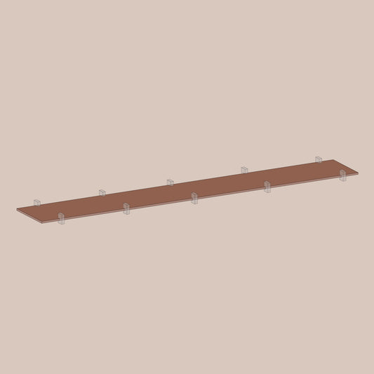 Abel system - Hylleplate - 31 x 280 cm
