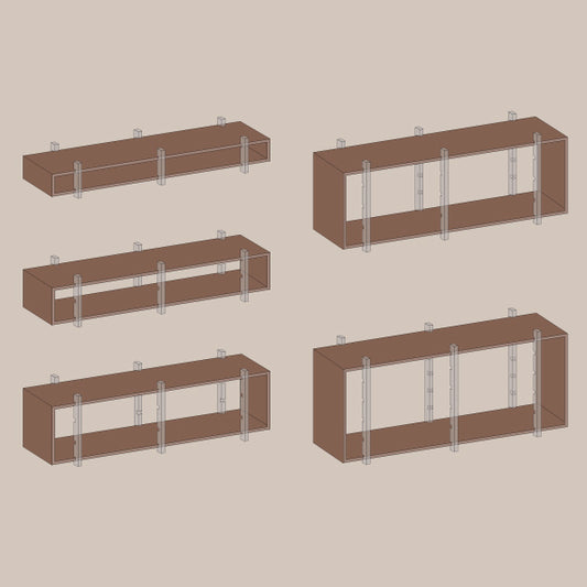 Abel system - Ramme - Bredde 160 cm