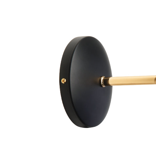 Birdy - Vegglampe - Kort - Sort / Messing