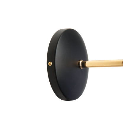 Birdy - Vegglampe - Kort - Sort / Messing