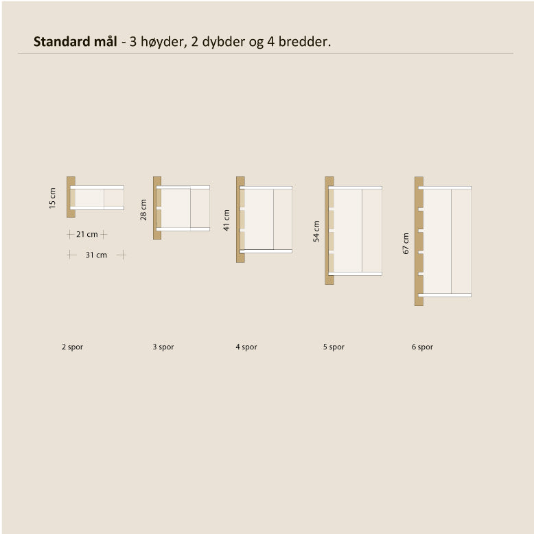 Abel system - Ramme - B 160 x H 41