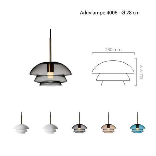 Arkivlampe 4006 - 28 cm