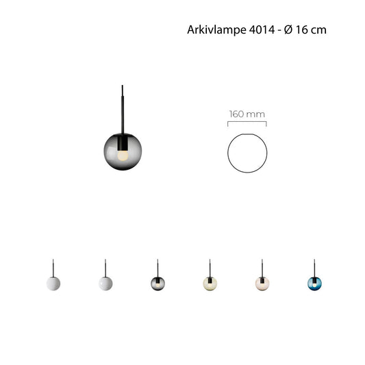 Arkivlampe 4014 - 16 cm
