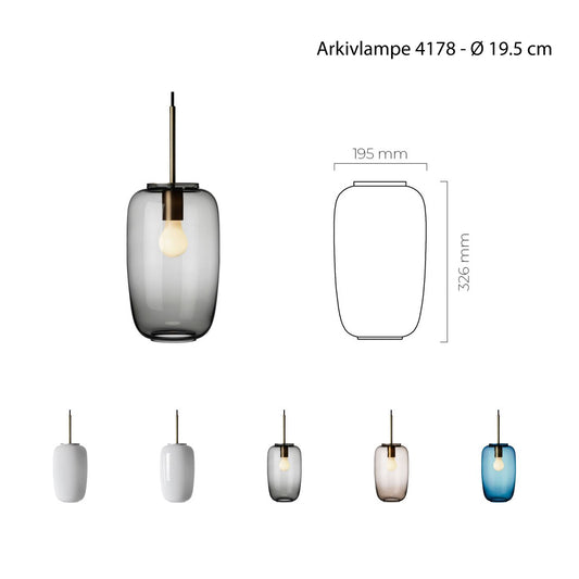 Arkivlampe 4178 - 19 cm