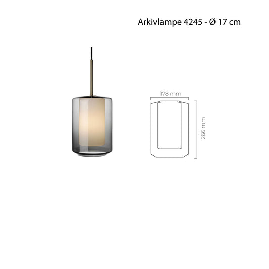 Arkivlampe 4245 - 17 cm