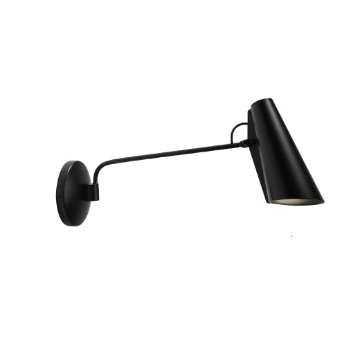 Birdy - Vegglampe - Lang - Sort / Sort