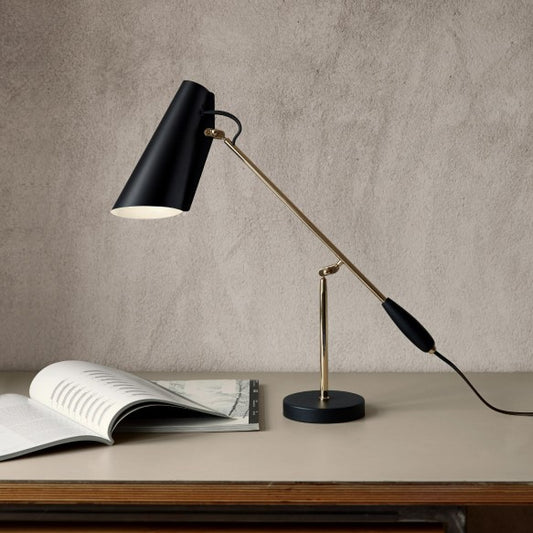 Birdy - Bordlampe - Sort / Messing