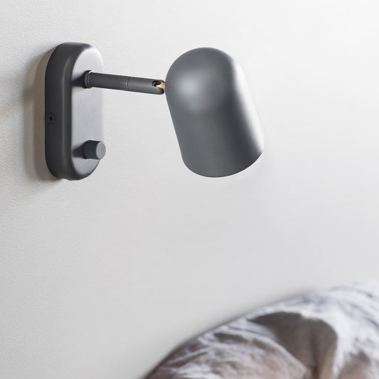 Buddy - Vegglampe - Mørk Grå