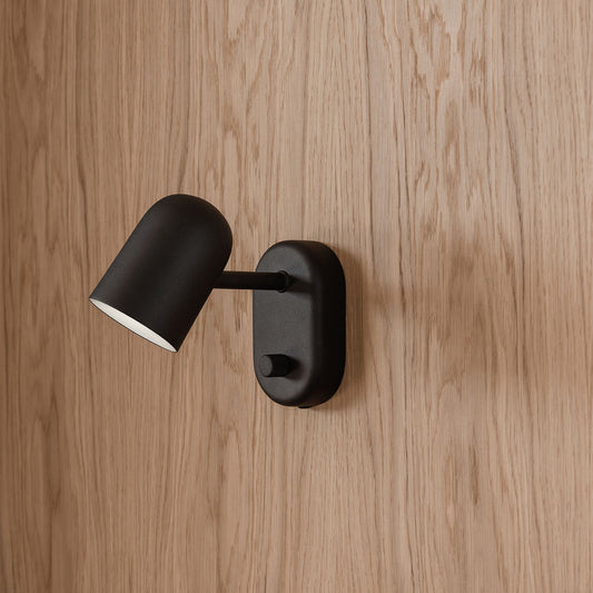 Buddy - Vegglampe - Sort