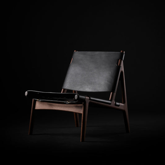 Hunter - Loungestol - Valnøtt