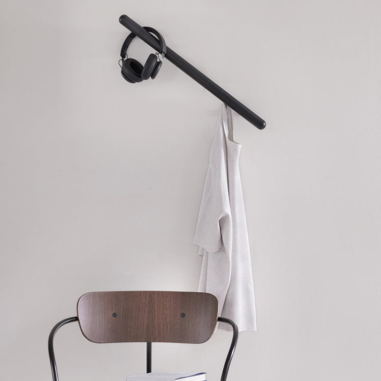 Haldar - knaggrekke - Sort eik 60 / 90 cm