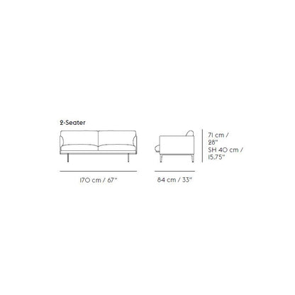 Outline - 2 seter - 170 cm