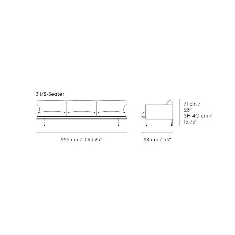 Outline - 3.5 seter - 255 cm
