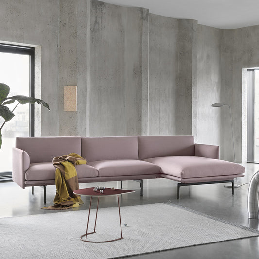 Outline - 3 seter - 262/142 cm - Chaise long