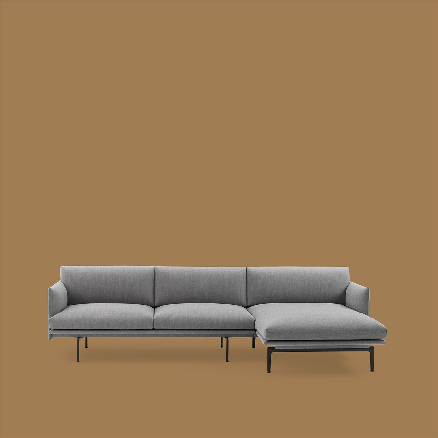 Outline - 3 seter - 262/142 cm - Chaise long