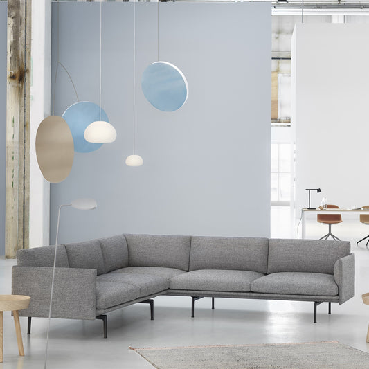 Outline - 3 seter - 254/254 cm - Hjørnesofa
