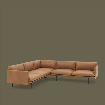 Outline - 3 seter - 254/254 cm - Hjørnesofa