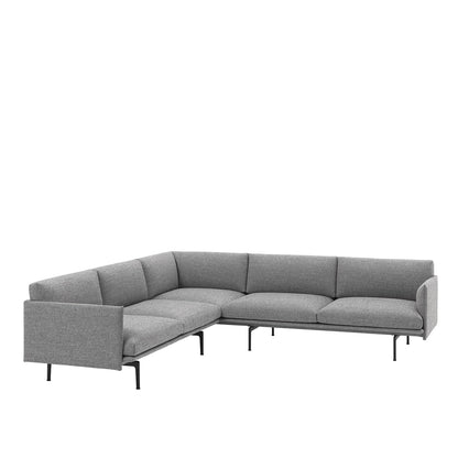 Outline - 3 seter - 254/254 cm - Hjørnesofa