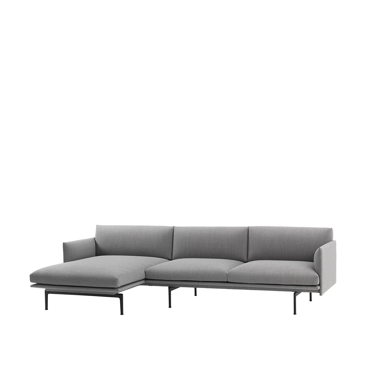 Outline - 3 seter - 262/142 cm - Chaise long