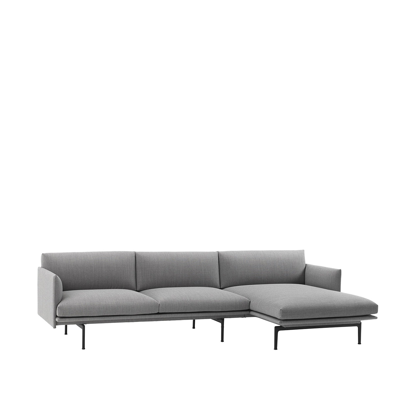 Outline - 3 seter - 262/142 cm - Chaise long