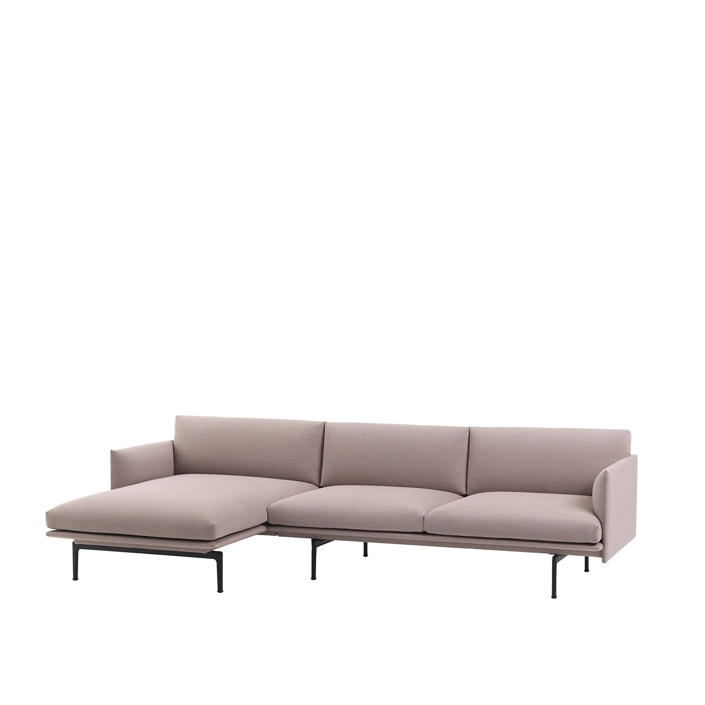 Outline - 3 seter - 262/142 cm - Chaise long