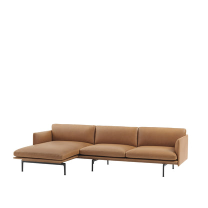 Outline - 3 seter - 262/142 cm - Chaise long
