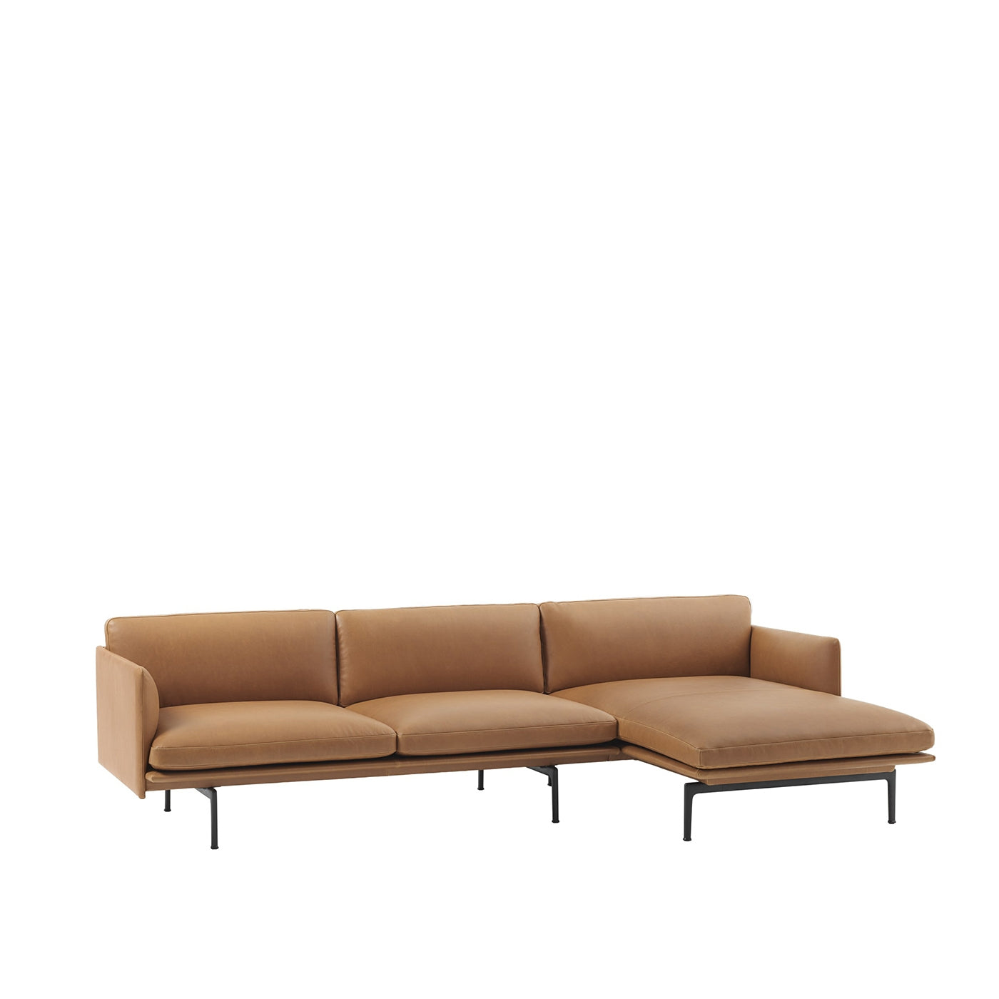 Outline - 3 seter - 262/142 cm - Chaise long