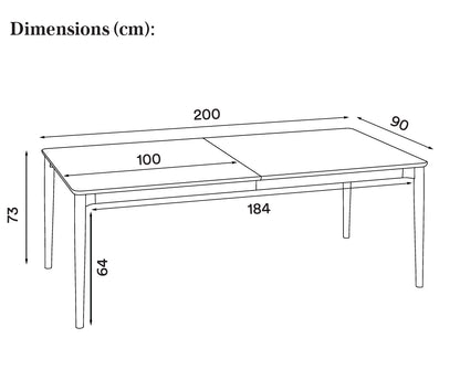 Expand - Spisebord - 200 cm