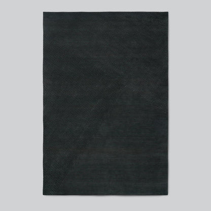 Row Gulvteppe 200x300 Mørk Brun