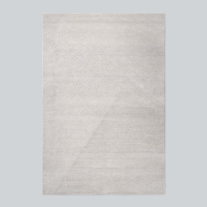 Row Gulvteppe 200x300 Mørk Brun