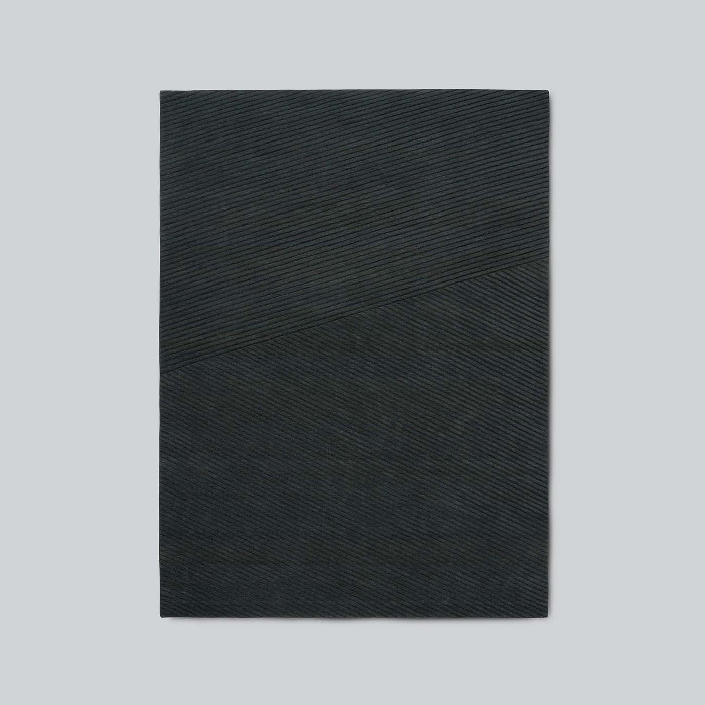 Row Gulvteppe 170x240 Mørk Grønn