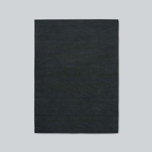 Row Gulvteppe 170x240 Mørk Grønn