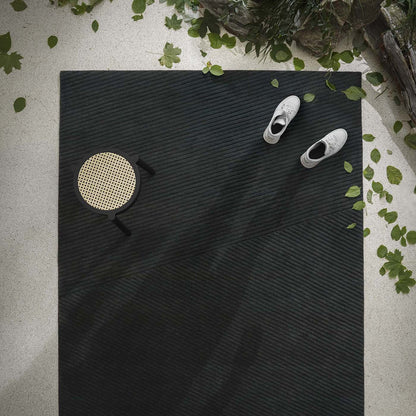 Row Gulvteppe 170x240 Mørk Brun