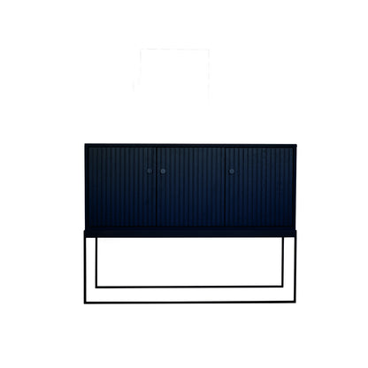 Dis - Skap 90 x 80 cm - Rillet front