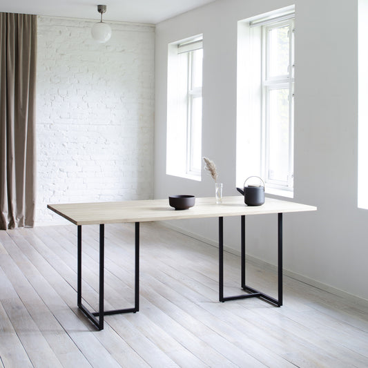 T-bordet - Spisebord - Eik - 220 cm