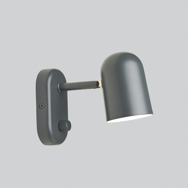 Pur Norsk | Buddy Vegglampe Vegglamper Lamper & Belysning Pur Norsk | L 1 Vegg LED Sort Vegglamper Lamper